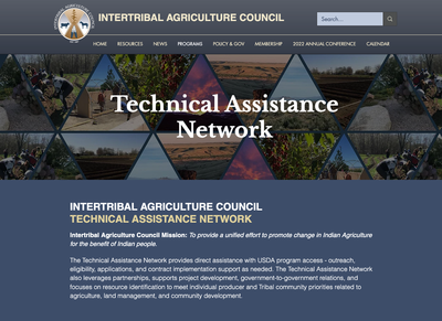 Intertribal Agriculture Council: Technical Assistance Network 