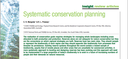 Systematic Conservation Planning