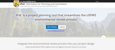 Information for Planning and Consultation (IPaC): project planning to streamline environmental review
