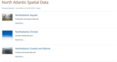 North Atlantic Spatial Data 