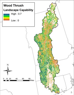 Landscape Capability for Wood Thrush