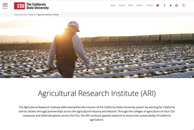 California State University Agricultural Research Institute