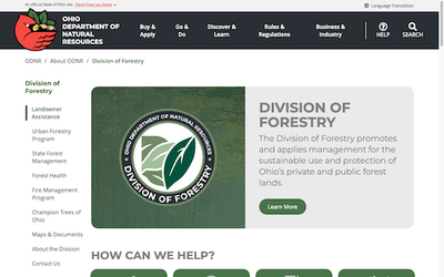 Ohio Department of Natural Resources: Division of Forestry