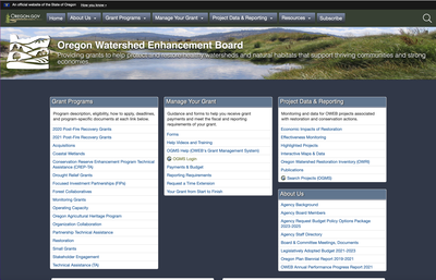 Oregon Watershed Enhancement Board
