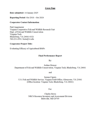 NRCS Final Report: Clinch Powell Holston