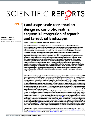 Landscape-scale conservation design across biotic realms - sequential integration of aquatic and terrestrial landscapes