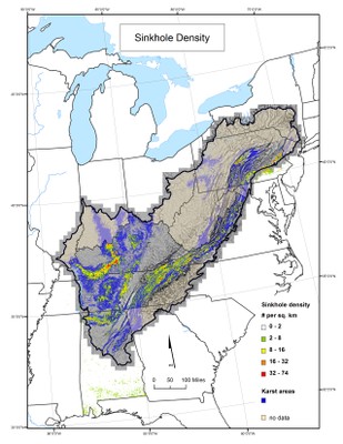 Sinkhole Density